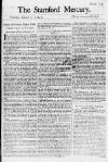 Stamford Mercury Thu 05 Jan 1744 Page 1