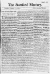 Stamford Mercury Thu 02 Feb 1744 Page 1
