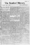 Stamford Mercury Thu 05 Apr 1744 Page 1