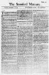Stamford Mercury Thu 01 Nov 1744 Page 1
