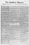 Stamford Mercury Thu 13 Dec 1744 Page 1