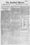 Stamford Mercury Thu 03 Jul 1746 Page 1