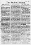 Stamford Mercury Thursday 02 July 1767 Page 1