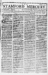 Stamford Mercury Thursday 05 December 1771 Page 1