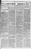 Stamford Mercury Thursday 02 January 1772 Page 1
