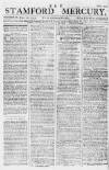Stamford Mercury Thursday 10 June 1773 Page 1