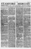 Stamford Mercury Thursday 09 December 1773 Page 1
