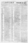Stamford Mercury Thursday 08 December 1774 Page 1