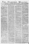Stamford Mercury Thursday 18 January 1776 Page 1