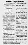 Surrey Advertiser Saturday 22 April 1865 Page 5