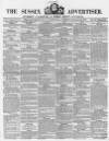Sussex Advertiser Tuesday 22 September 1857 Page 1