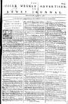 Sussex Advertiser Monday 27 September 1756 Page 1