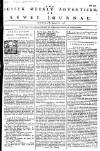Sussex Advertiser Monday 15 November 1756 Page 1