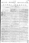 Sussex Advertiser Monday 21 February 1757 Page 1