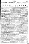 Sussex Advertiser Monday 21 March 1757 Page 1