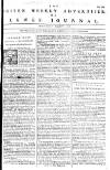 Sussex Advertiser Monday 16 January 1758 Page 1