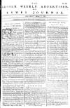 Sussex Advertiser Monday 20 February 1758 Page 1