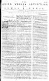 Sussex Advertiser Monday 18 January 1762 Page 1