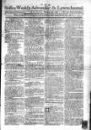 Sussex Advertiser Monday 29 November 1784 Page 1