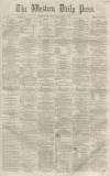 Western Daily Press Monday 01 November 1858 Page 1