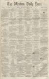 Western Daily Press Saturday 06 November 1858 Page 1