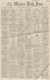 Western Daily Press Monday 03 January 1859 Page 1