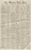 Western Daily Press Wednesday 05 January 1859 Page 1