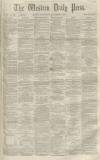 Western Daily Press Wednesday 07 September 1859 Page 1