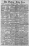 Western Daily Press Monday 22 November 1880 Page 1