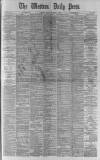Western Daily Press Friday 01 November 1889 Page 1