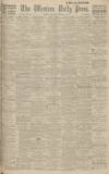 Western Daily Press Saturday 02 February 1918 Page 1
