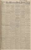 Western Daily Press Monday 26 August 1918 Page 1