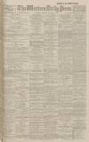 Western Daily Press Saturday 26 October 1918 Page 1