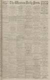 Western Daily Press Tuesday 26 November 1918 Page 1
