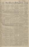 Western Daily Press Wednesday 22 January 1919 Page 1