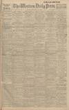 Western Daily Press Wednesday 05 January 1921 Page 1