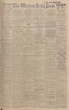 Western Daily Press Thursday 10 November 1921 Page 1