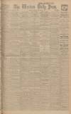 Western Daily Press Tuesday 22 January 1924 Page 1