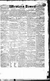 Western Times Saturday 25 May 1833 Page 1