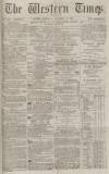 Western Times Saturday 13 December 1873 Page 1