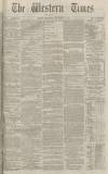Western Times Wednesday 04 November 1874 Page 1