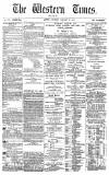 Western Times Saturday 13 January 1877 Page 1