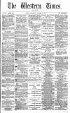 Western Times Wednesday 03 October 1877 Page 1