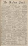 Western Times Wednesday 25 December 1878 Page 1