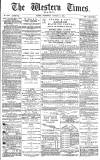 Western Times Wednesday 08 January 1879 Page 1