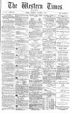 Western Times Wednesday 03 December 1879 Page 1