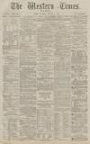 Western Times Saturday 21 January 1882 Page 1