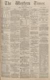 Western Times Monday 03 September 1883 Page 1