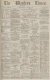 Western Times Wednesday 01 October 1884 Page 1