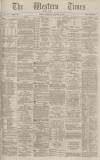 Western Times Wednesday 12 November 1884 Page 1